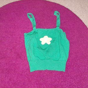 Tilly's Green crop top